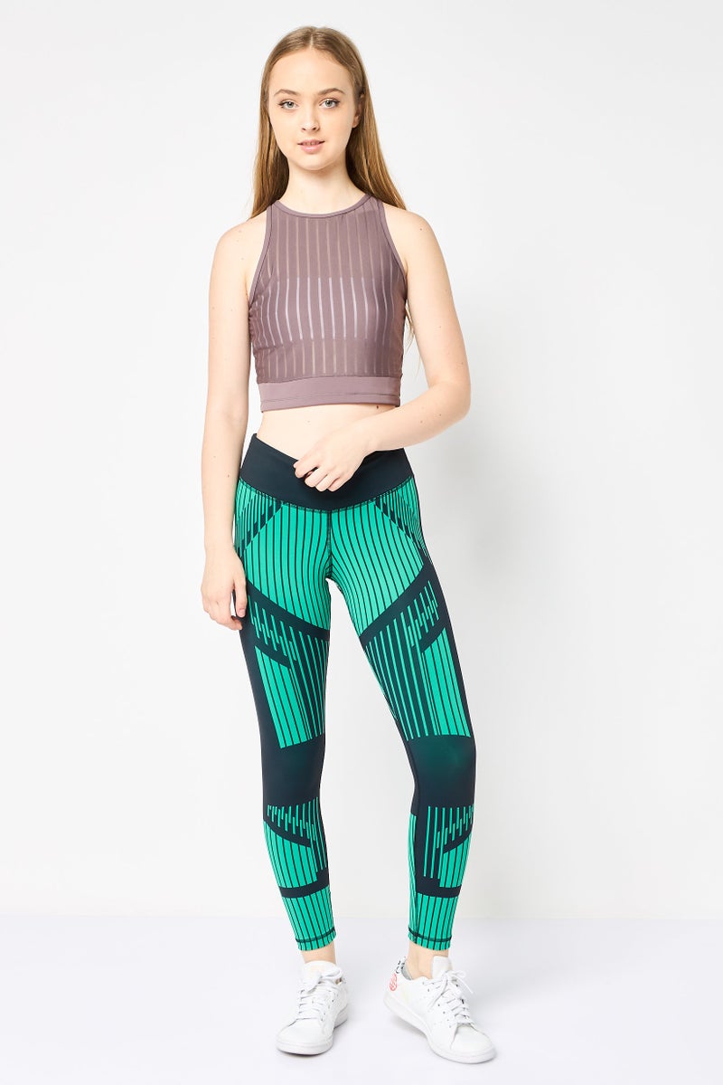 Reebok Women Sportswear Fit Training Tights, Multicolor - Image 2