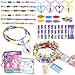 Plunack 960Pcs Waterproof Wearable Shareable Stickers for Kids Bracelet with Sticker Collection Book Craft Sticker Bead Bracelet for Girls Easter Gift Jewelry Making Bracelets Kit for Ages 6 7 8 - Image 3