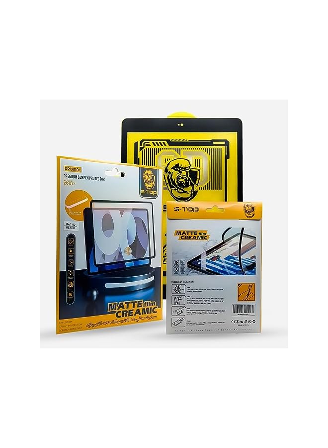 S-TOP Screen Protector For Ipad Air4 Ceramic Tempered Screen Protector Anti Scratch Matte Film Ceramic - Image 4
