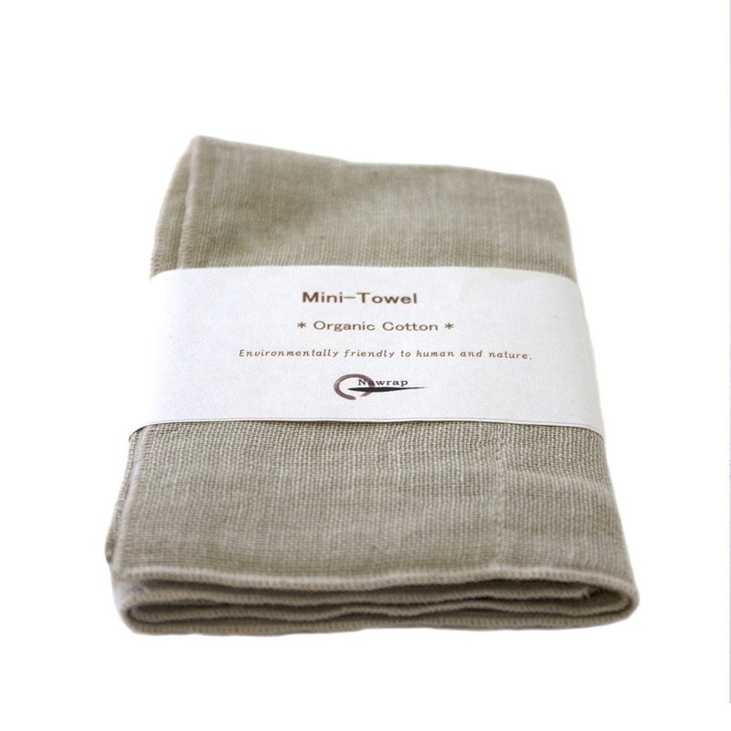 IPPINKA Nawrap Organic Cotton Mini Towel  Durable  Absorbent and Quick-Dry  Green - Image 2