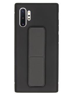 Theodor Fully Covered With Finger Grip Stand Holder Anti Slip Shockproof Protective Case Cover For SAMSUNG GALAXY NOTE 10 PLUS 5G BLACK  - Image 1