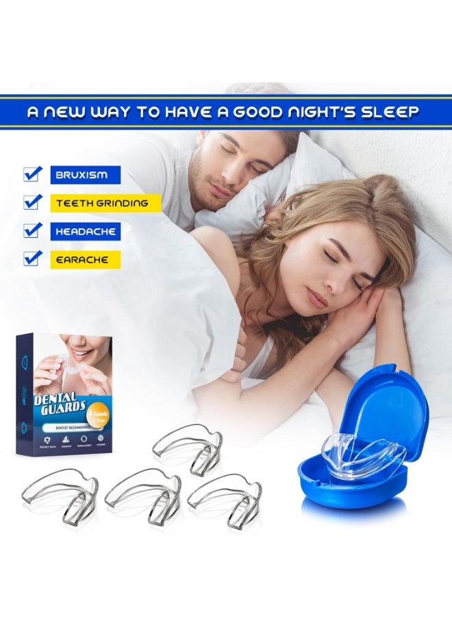 Mouth Guard for Grinding Teeth at Night, Sport Athletic, Whitening Tray, 2 Sizes, Pack of 8 with Travel Case, Teeth Grinding Mouth Guard for Sleep, Night Guard For Teeth Grinding and Clenching ﻿ - Image 2