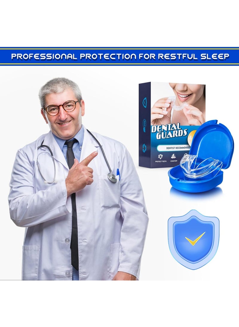 Mouth Guard for Grinding Teeth at Night, Sport Athletic, Whitening Tray, 2 Sizes, Pack of 8 with Travel Case, Teeth Grinding Mouth Guard for Sleep, Night Guard For Teeth Grinding and Clenching ﻿ - Image 3