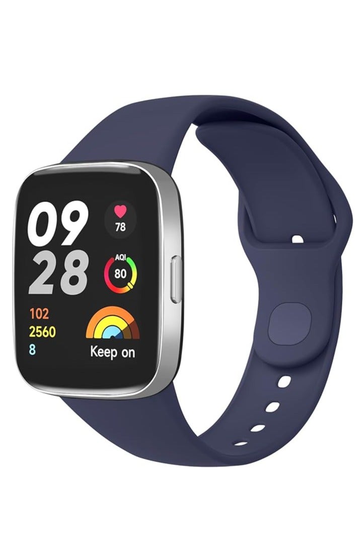 Strap for Redmi Watch 3 Active, PU Leather Strap for Redmi Watch Active 3