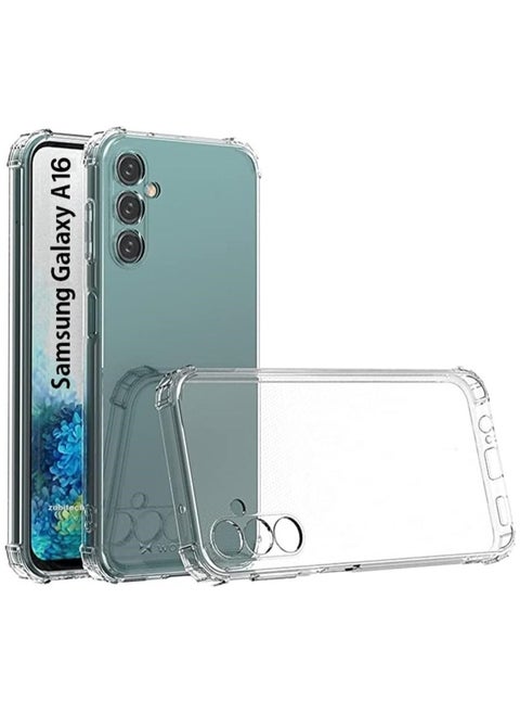 Samsung Galaxy A16 5G Clear Cover Case soft TPU Transparent Back Protective Case shock Absorbent Reinforced Corner for Samsung Galaxy A16 5G Clear