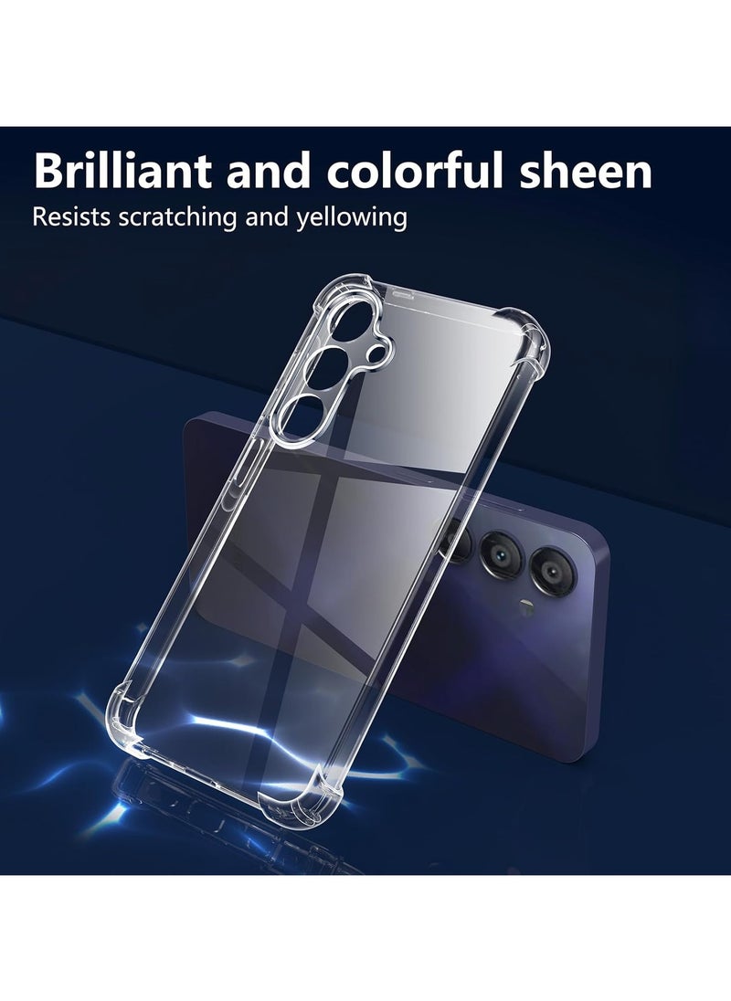 Samsung Galaxy A16 5G Clear Cover Case soft TPU Transparent Back Protective Case shock Absorbent Reinforced Corner for Samsung Galaxy A16 5G Clear