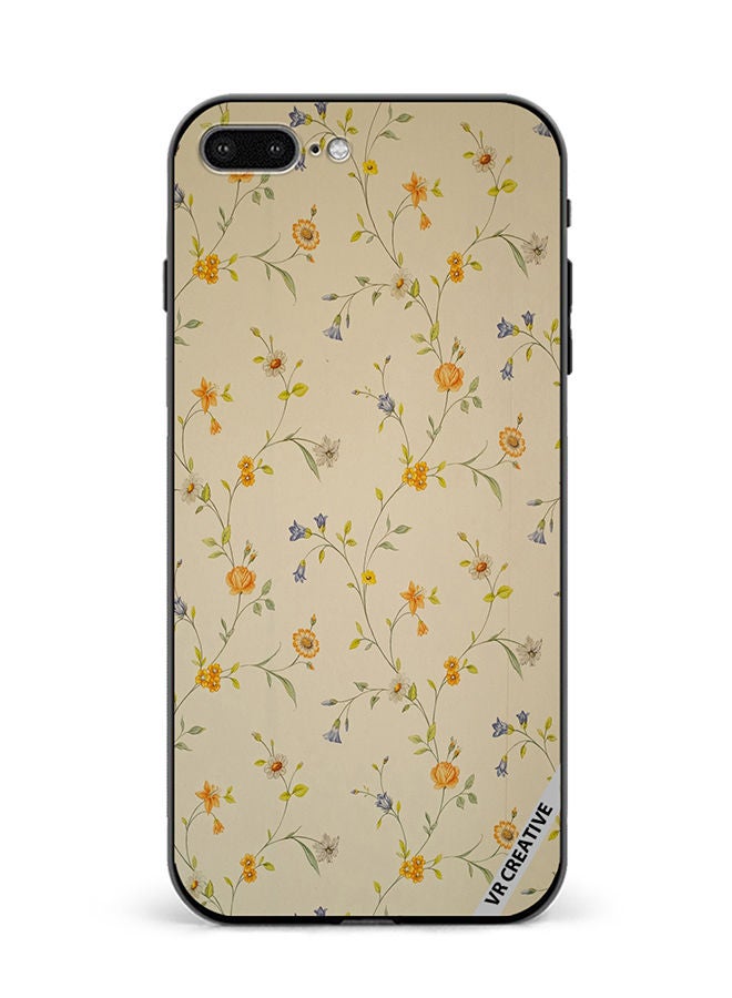 VR CREATIVE Protective Case Cover For Apple iPhone 7 Plus/8 Plus Pale Yellow Design Multicolour - Image 1