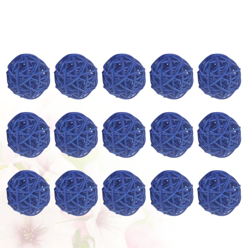 15pcs Wicker Rattan DIY Craft Decorative Hanging Simple Vine for Kindergarten Hotel Home (Dark 5cm) - Image 5