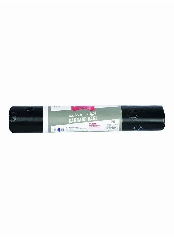 Maya's Garbage Bag, Black, 20 Pcs 