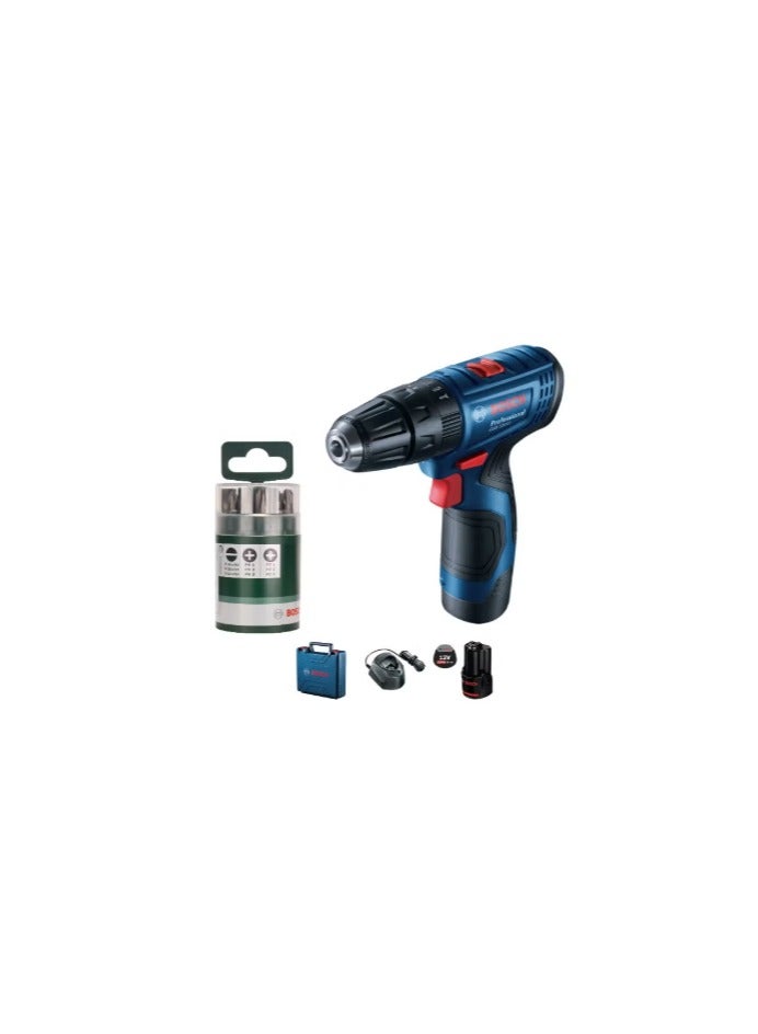 BOSCH Gsb 120Li New 14/30/Nm With 25Mm Screwdriver Bit Set 10Pieces