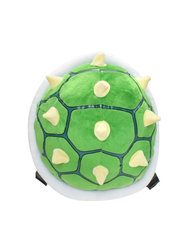 KASTWAVE Turtle Costume Backpack - Green Koopa Troopa Turtle Shell Bag - Soft Stuffed Cartoon Toy - 11.5 Inches - Image 3