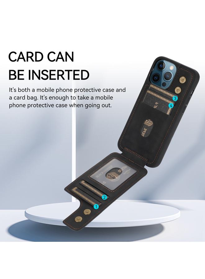 Zaboon Case For iPhone 11 Pro Max Armor Ring Wallet Back Cover Phone Case - Image 4