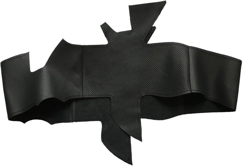 Eiseng DIY Customize Steering Wheel Cover for Toyota Tacoma, Tundra, Sequoia, and 4Runner - Genuine Leather (Black Thread) - Image 5