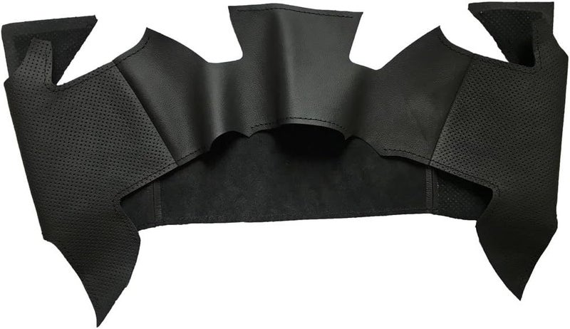 Eiseng DIY Customize Steering Wheel Cover for Toyota Tacoma, Tundra, Sequoia, and 4Runner - Genuine Leather (Black Thread) - Image 4