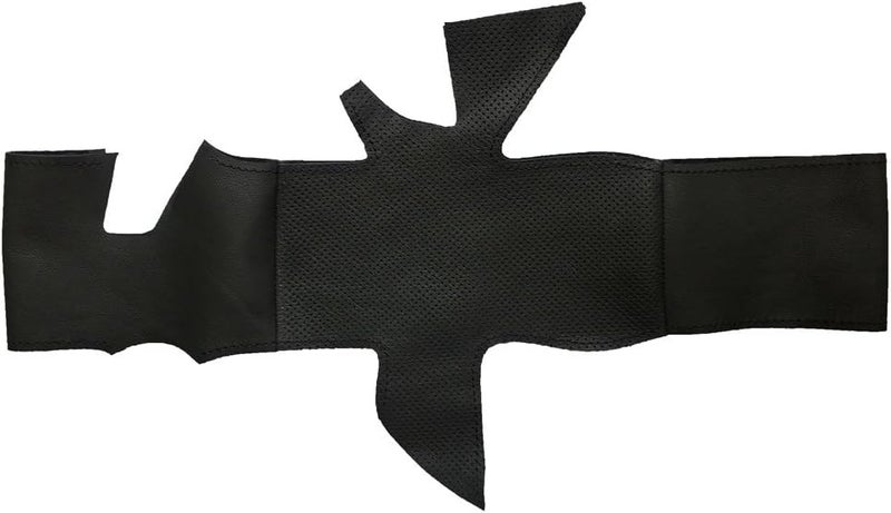 Eiseng DIY Customize Steering Wheel Cover for Toyota Tacoma, Tundra, Sequoia, and 4Runner - Genuine Leather (Black Thread) - Image 3