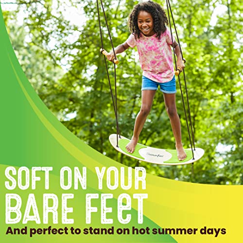 Swurfer SwurfGrip Traction Pads for Wooden Surf Swing – Comfortable Foam Grip Board Accessories, Heavy Duty Material, Green - Image 3