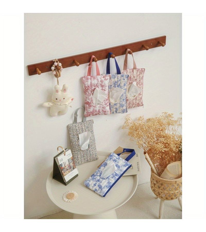 Classic Powder Large Capacity Diaper Wipes Bag Lightweight Stroller Hanging Easy Wash - Image 1