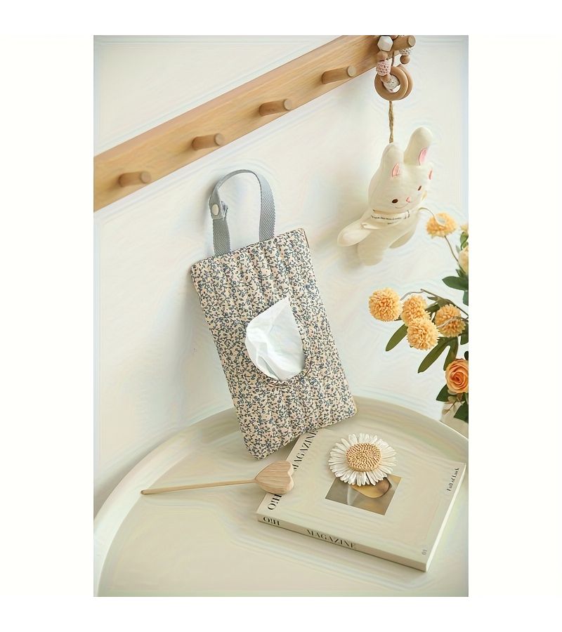 Classic Powder Large Capacity Diaper Wipes Bag Lightweight Stroller Hanging Easy Wash - Image 5