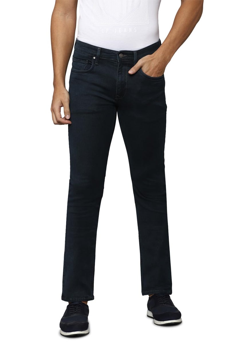 Louis Philippe Men's Slim Jeans (LRDNCSLPE73915_Navy - Image 1