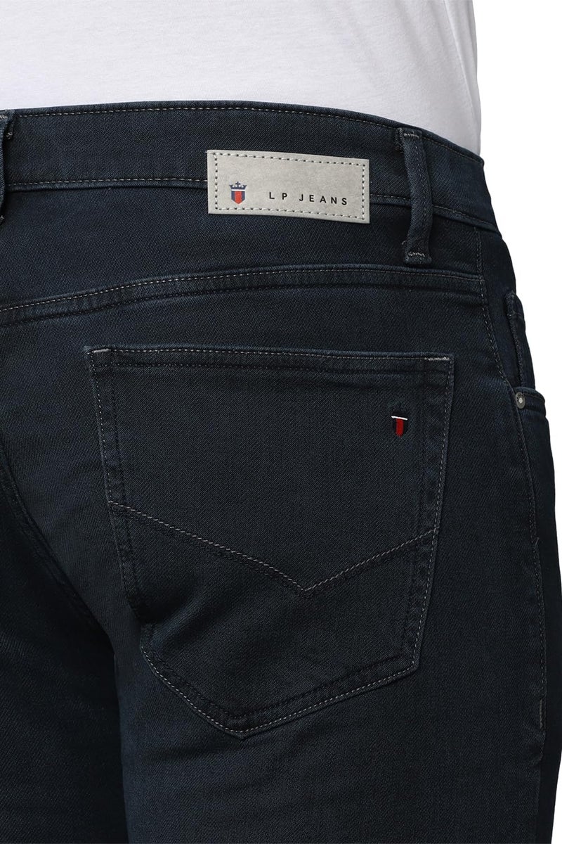 Louis Philippe Men's Slim Jeans (LRDNCSLPE73915_Navy - Image 5