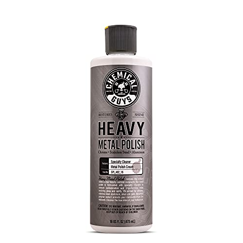 Chemical Guys SPI_402_16, Heavy Metal Polish Restorer and Protectant, (Safe for Cars, Trucks, SUVs, RVs, Motorcycles, and More) 16 fl oz - Image 1