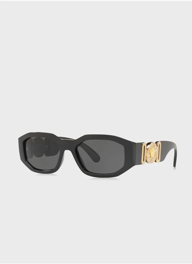 VERSACE 0Ve4361 Hexagonal Sunglasses