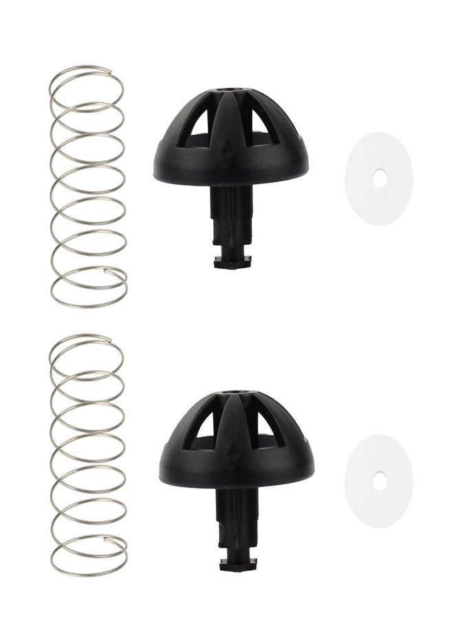 Rsoise 2-Pack Replacement Coffee Brew Basket Spring Loaded Stopper Kits, Fits Mr. Coffee, Black And Decker, Hamilton Coffee Maker Parts, Replaces Part Numbers 112435-000-000 185774-000-000 - Image 1