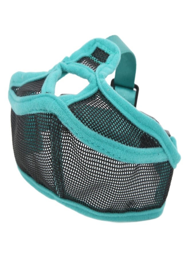 plplaaoo Short Snout Dog Muzzle Mesh Adjustable Breathable Anti Biting Bulldog Short Snout Muzzle for Dogs, Unique Design, Reassuring Buckle, Fully Ventilated Mesh, Adjustable Straps, (S) - Image 5