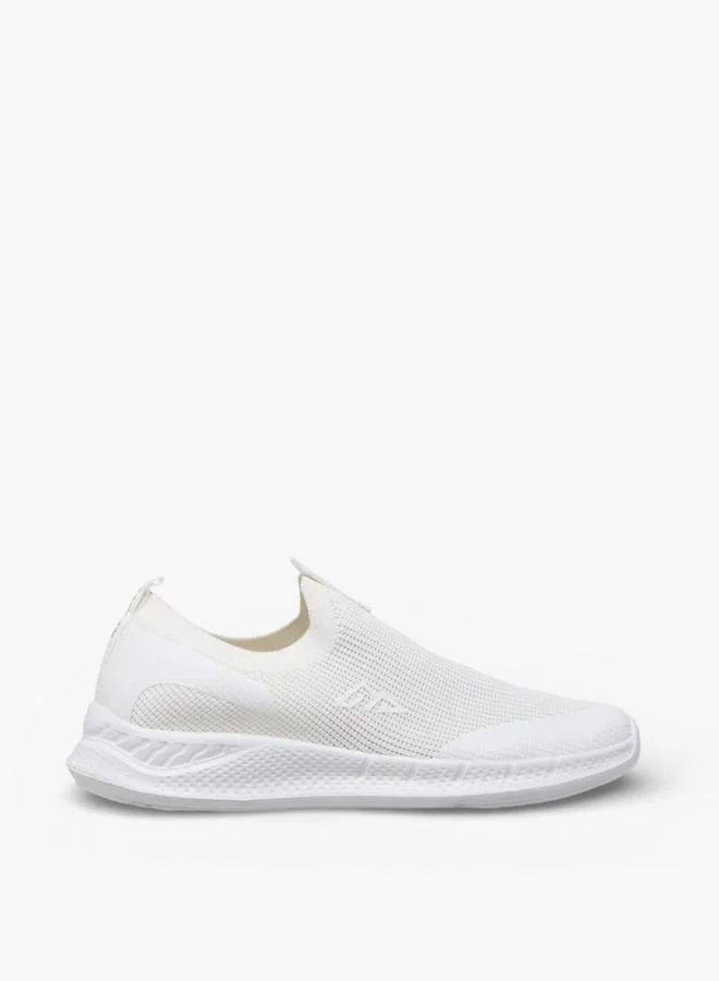 Oaklan by Shoexpress WHITE Logo Print Slip-On Sports Shoes for Women | Best Price UAE