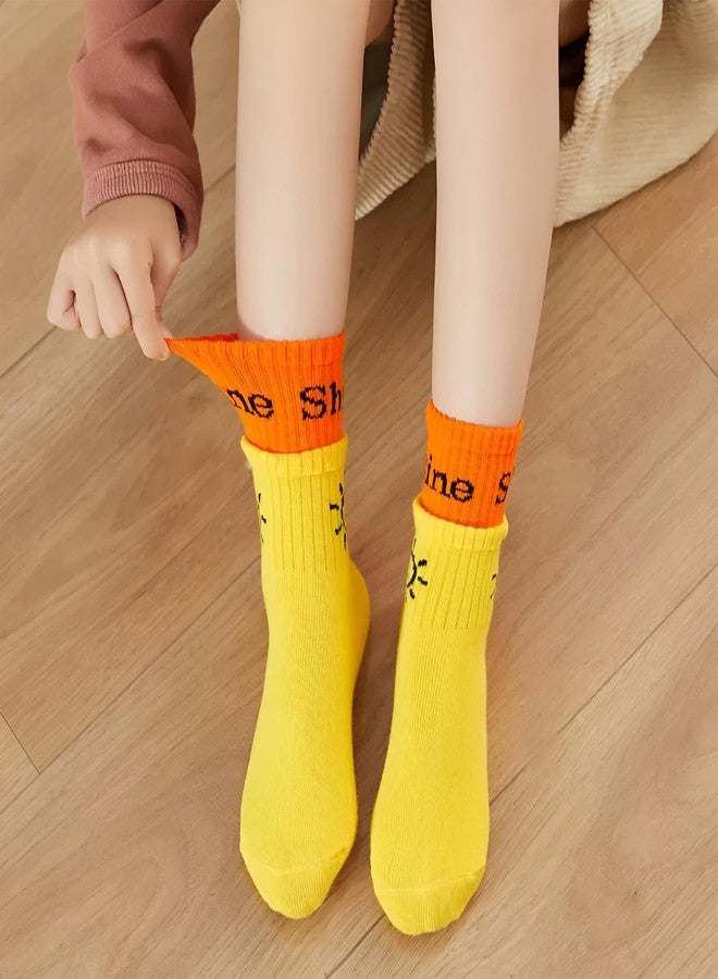 MOMISY 5 Pairs Baby kids Girl Boys Toddlers InfantmCotton Stretch Baby Socks (IN, Age, 1 Year, 3 Years, Star Shine) - Image 4