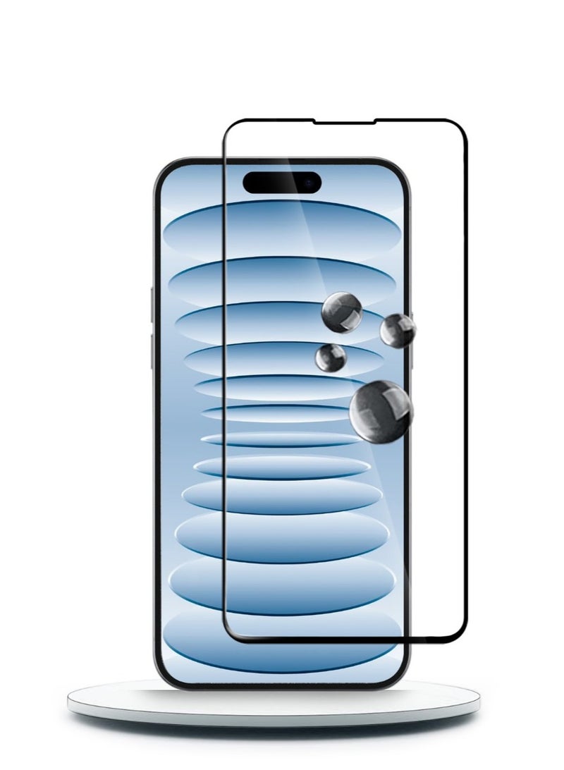 Techie Apple iphone 16 Full Cover HD Tempered Glass Screen Protector - Image 2