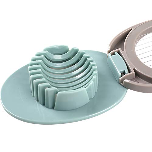 Ortarco Egg Slicer for Hard Boiled Eggs Cutter with Stainless Steel Wire Dishwasher Safe (Green) - Image 3
