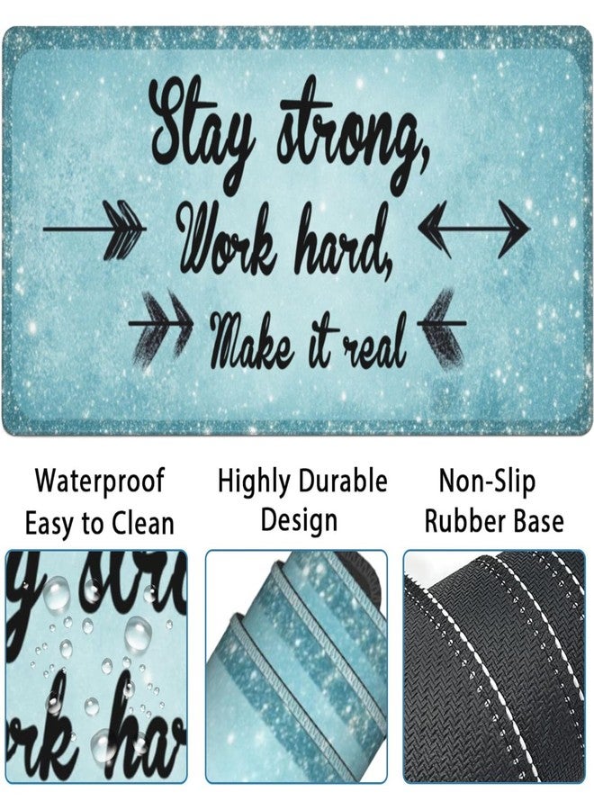 AQQA Desk Mat Desk Pad,5in1 XXL Mousepad + Keyboard Wrist Rest+Mouse Wrist Rest+Coaster Set with Ergonomic Desk Pad for Home Office Desk Accessories Decor Supplies,Stay Positive - Image 4