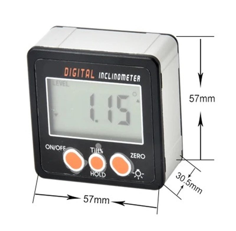 Digital Level Meter 360 Degree Angle Gauge With Magnetic Base Electronic Inclinometer - Image 4