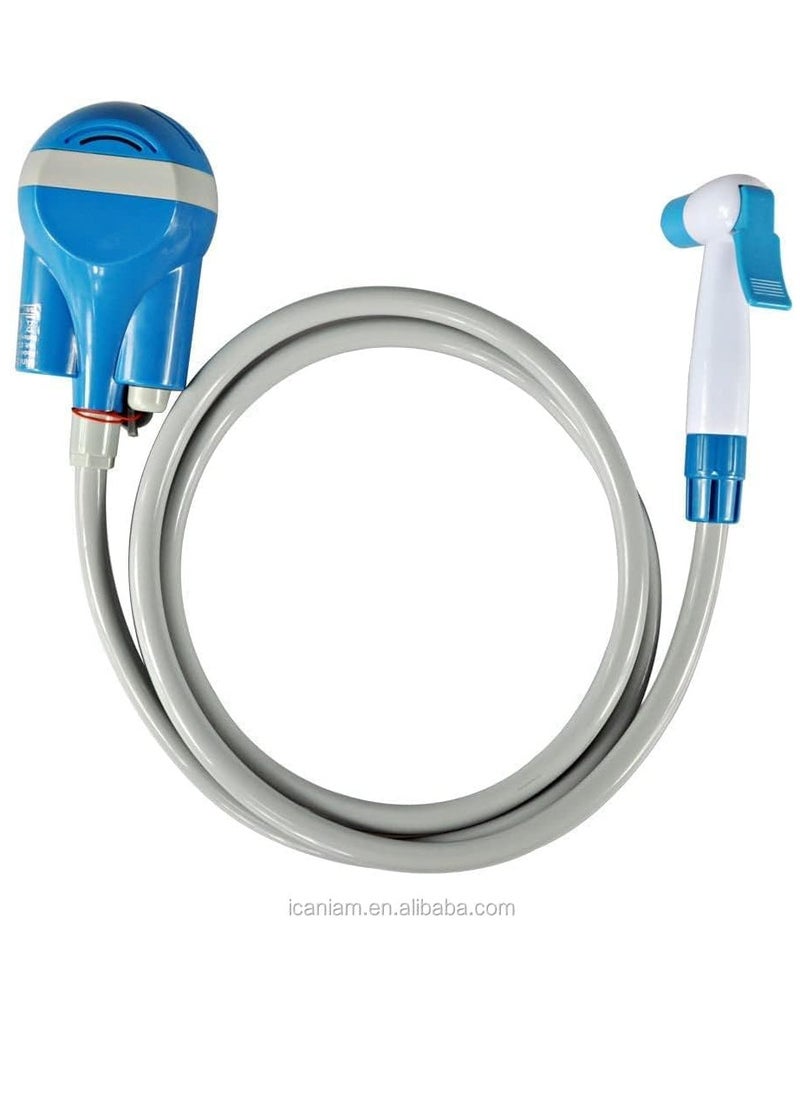 GO2CAMPS - Portable Travel Camping Shattaf for Indoors and Outdoors | Portable Bidet Sprayer with Foldable Bucket and USB Rechargeable Pump - Perfect for Camping, Backpacking, Travel, Trip and Outdoor Activities - Image 1