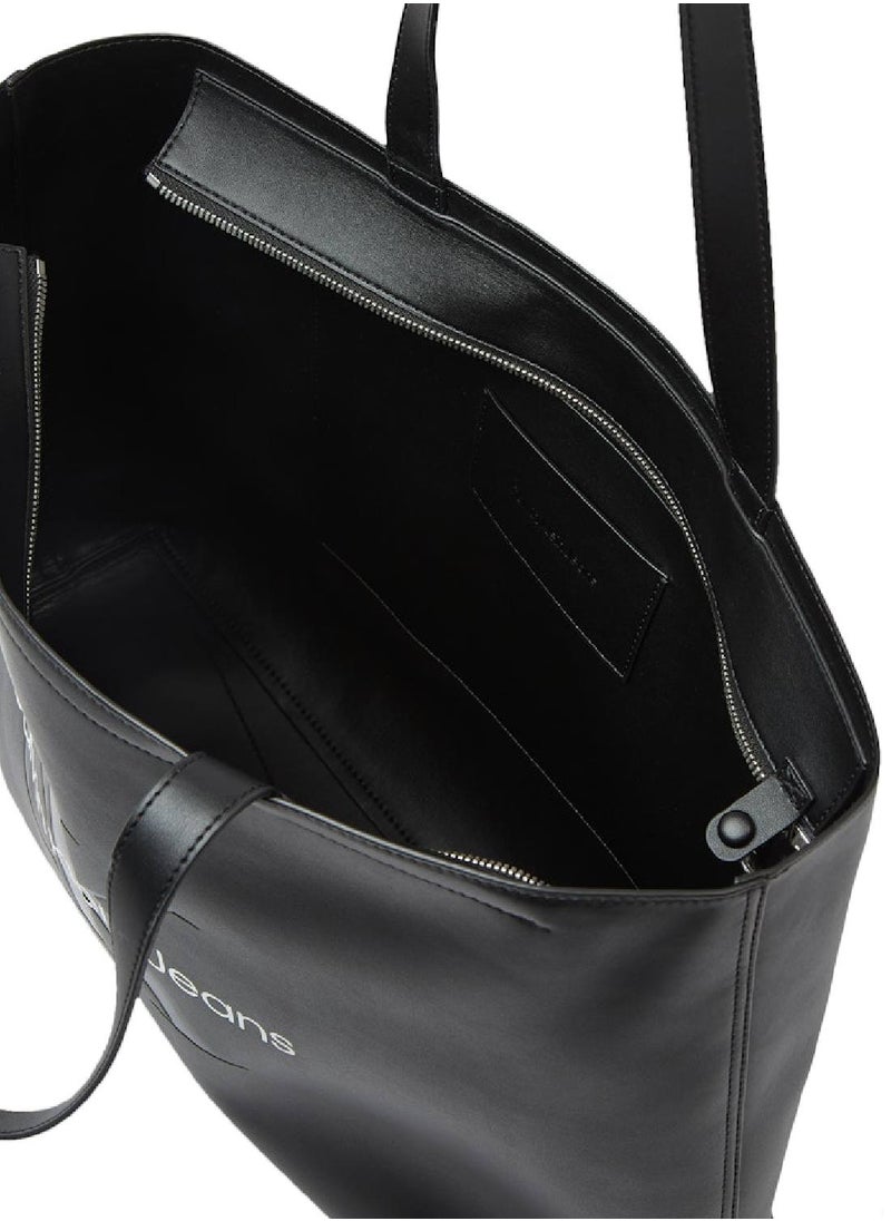 Calvin Klein Jeans Women's  Large Tote Bag , Black - faux leather  - Image 3