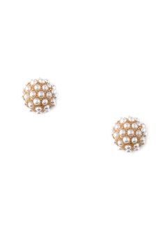 ORELIA LONDON Pearl Encrusted Domed Stud  - Image 1