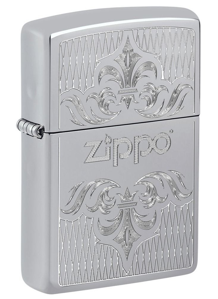 Zippo Ae400157 250 Regal Zippo High Polish Chrome Windproof Lighter  - Image 1