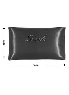 snooze Snooze, Satin Pillowcase for Hair and Skin, 48*70 cm, black  - Image 4
