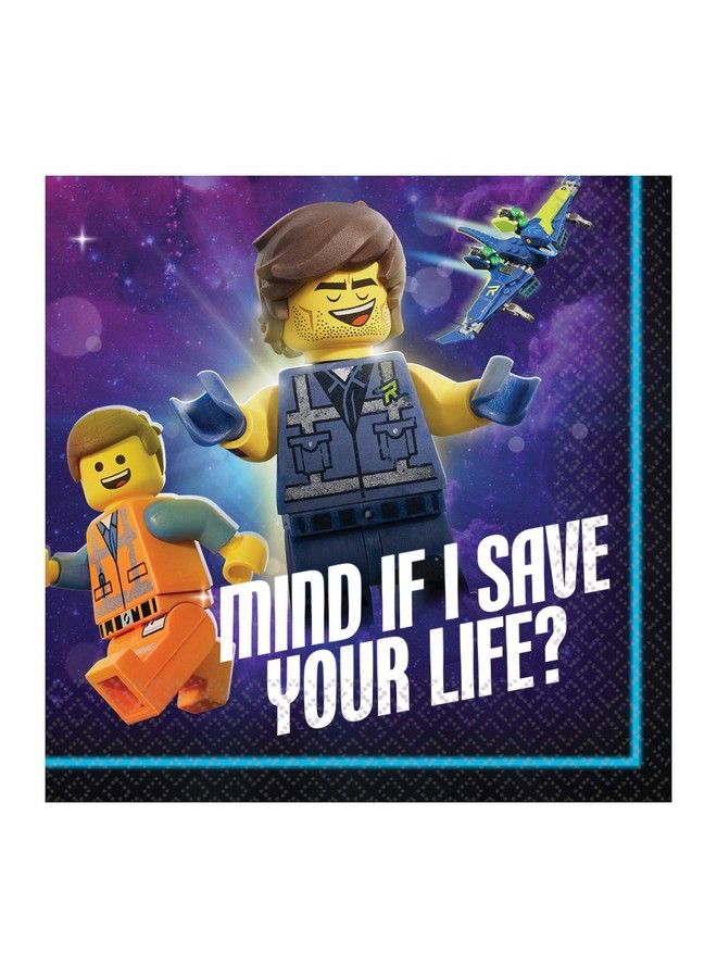 Amscan The Lego Movie 2 Beverage Napkins - Image 2