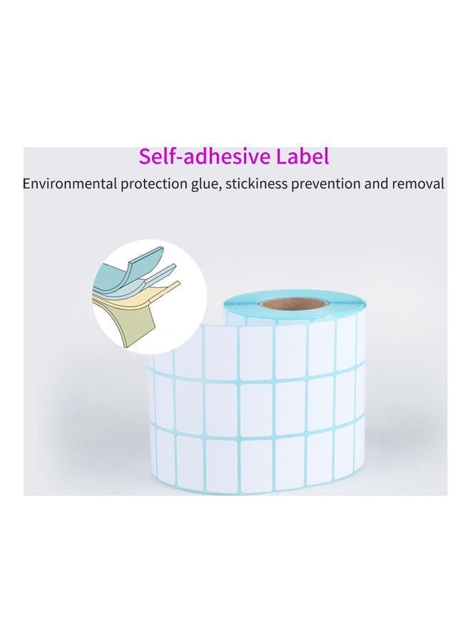 NIBEMINENT 400-Piece Thermal Label Paper Rolls White - Image 2