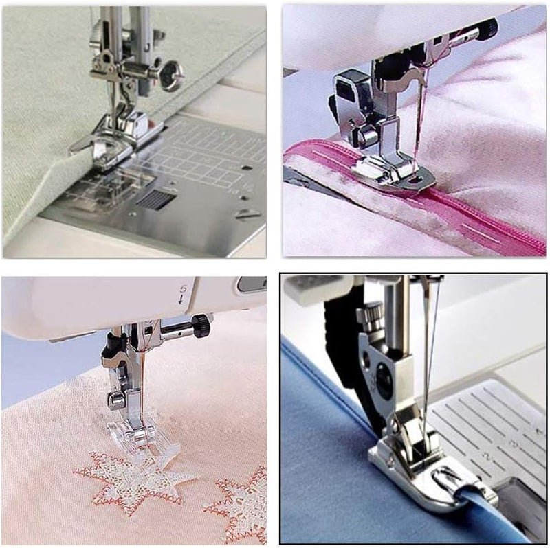 SZBZ 11Pcs Presser Feet, Sewing Machine Kit Household DIY Spare Parts Accessories for Sewing Machine Brother Singer Janome Toyota - Image 5