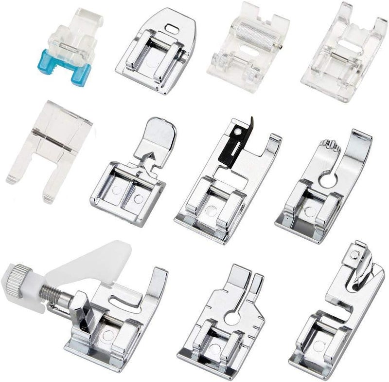 SZBZ 11Pcs Presser Feet, Sewing Machine Kit Household DIY Spare Parts Accessories for Sewing Machine Brother Singer Janome Toyota - Image 1