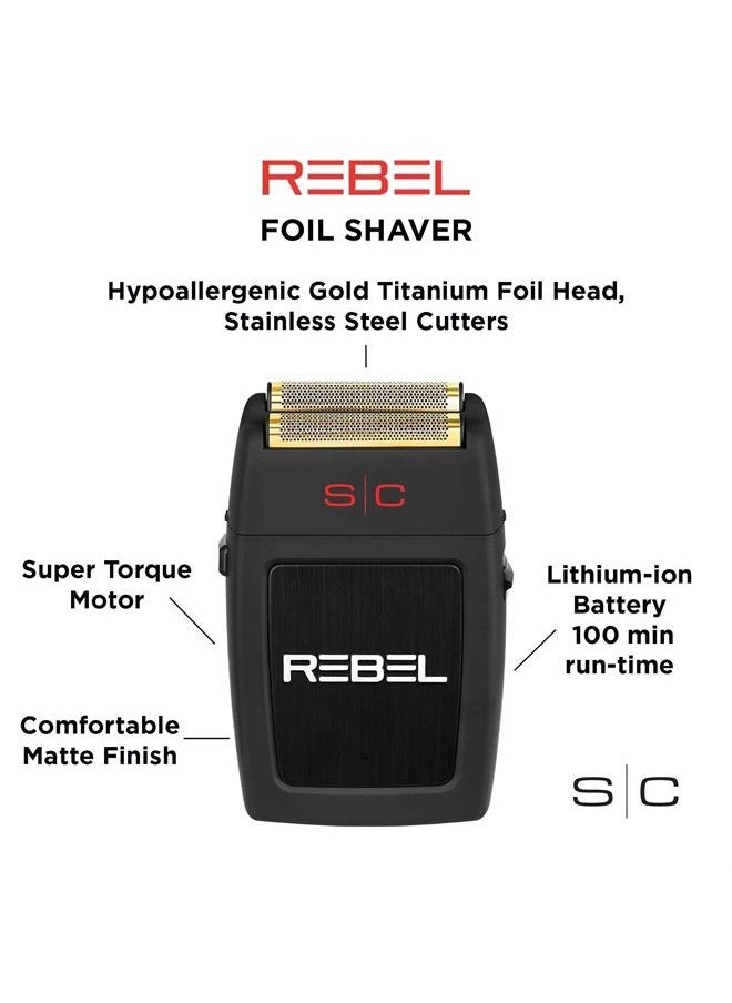Stylecraft StyleCraft Rebel Professional Super Torque Motor Electric Mens Foil Shaver 