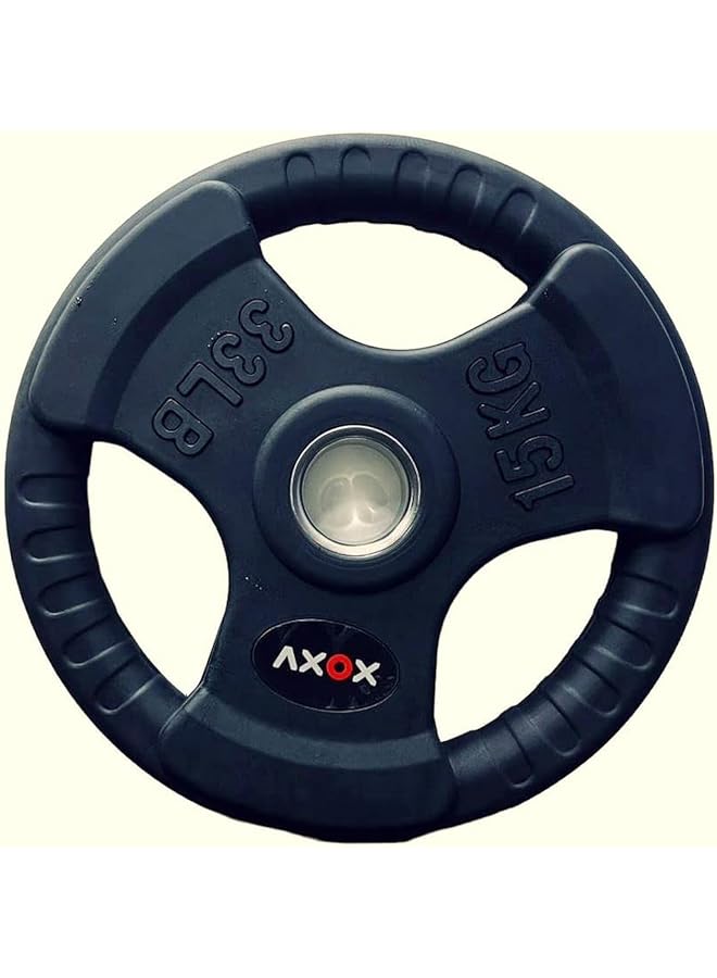 AXOX Rubber Olympic Size Weight Plate 15KG
