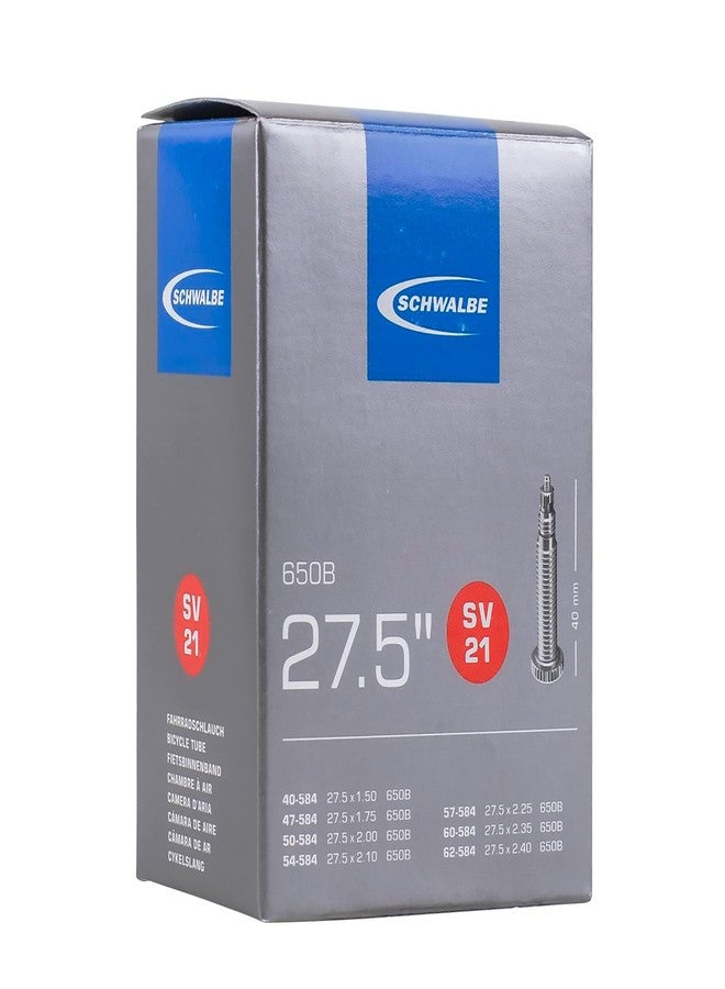 SCHWALBE Cicli Bonin Unisex's Schwalbe Camere Presta Tube, Black, One Size - Image 1