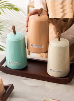 LA MAYA La Maya MF361(A1)+(B1) 12-Piece Porcelain Bamboo Spice Set on Stand  - Image 4