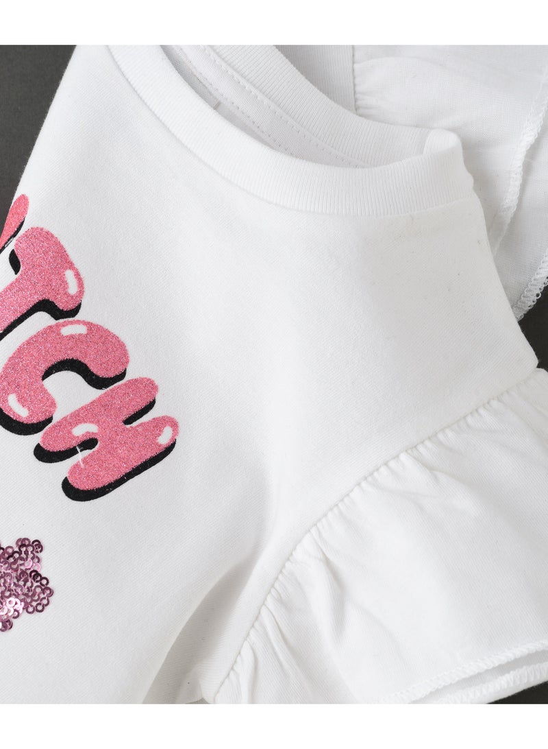 Disney Disney Tshirt for Girls | Casual Wear with Cotton Jersey Fabric | Regular Length  - Image 4