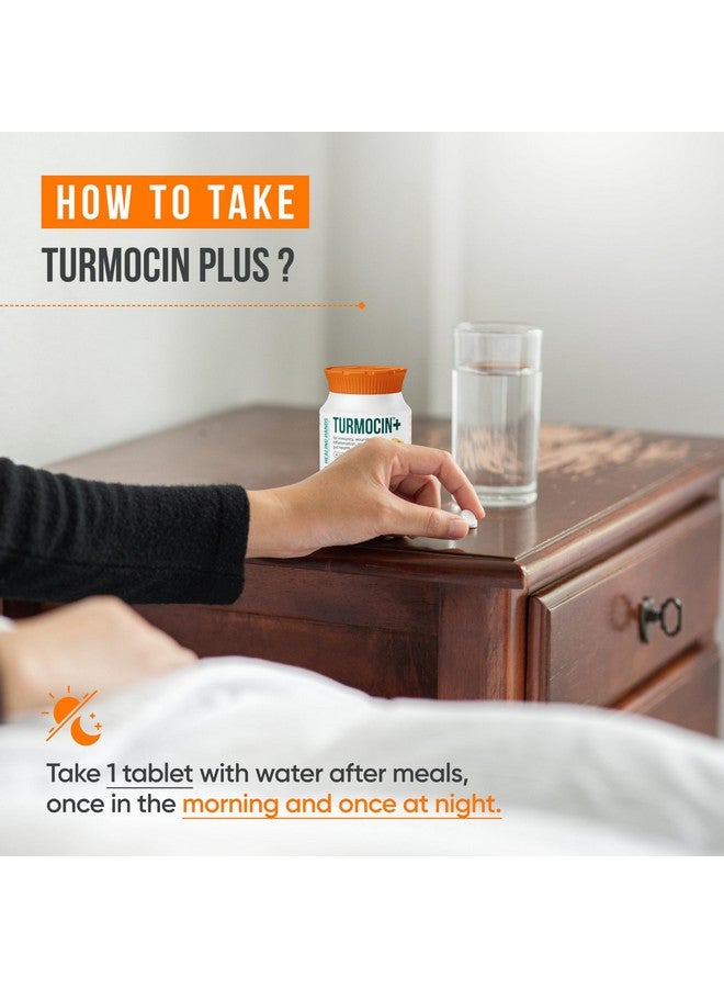 Healing Hands Healing Hands Turmocin Plus Tablet with Curcumin 95% (1st Molecularly Validated) & Pepper for Wound Healing, Gut Health, Immunity, Inflammation Relief, IBS & IBD Care, Clinically Proven - 60 Tablets - Image 5