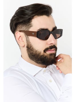 GANT Men GA0000152E53 Geometric Sunglass, Brown  - Image 2